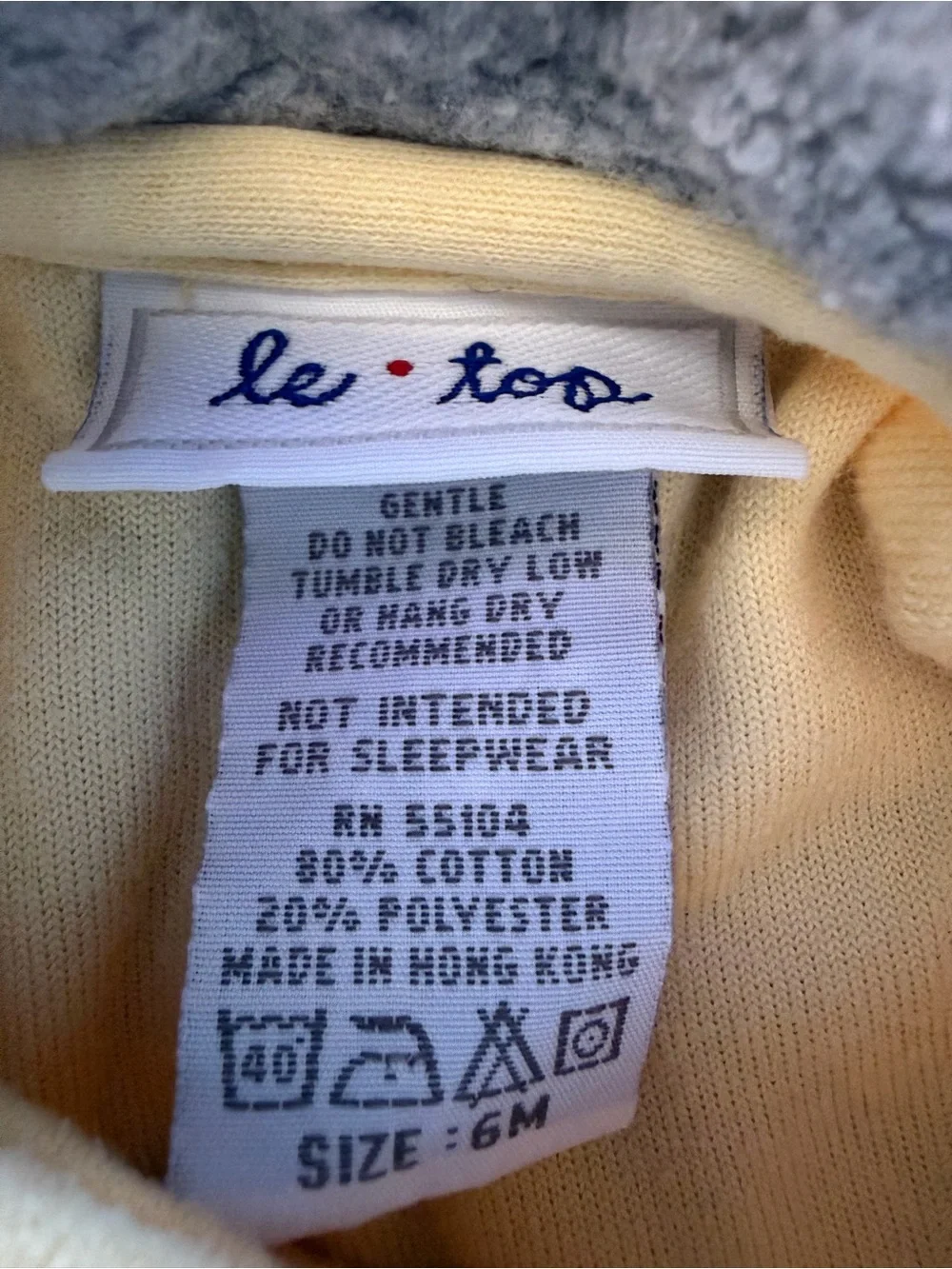 Le Top Yellow Duckling Jacket and Blue Striped Footed Pants Set